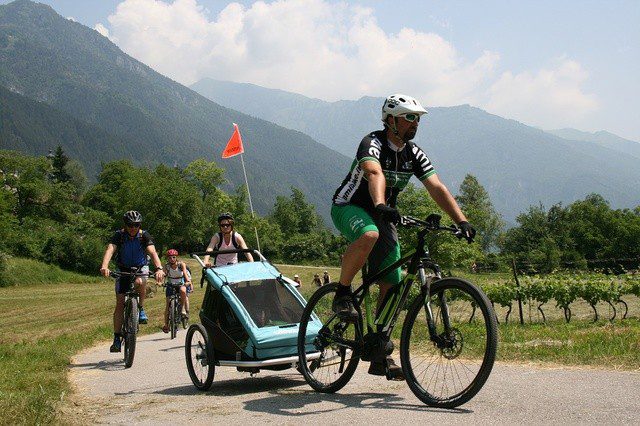 In bici in Trentino
