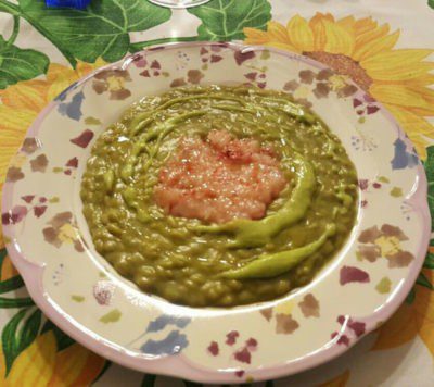 risotto gamberi zucchine cannavacciuolo cover