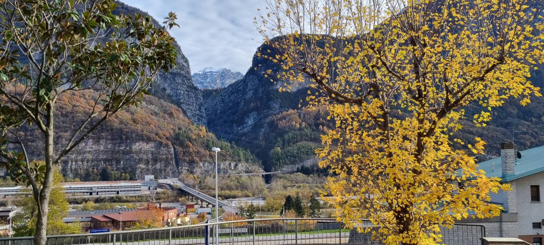 longarone vista diga vajont